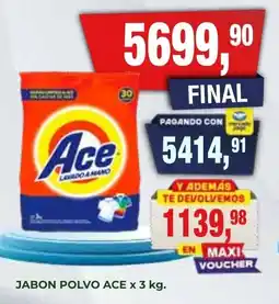 Maxiconsumo Ace jabon polvo oferta