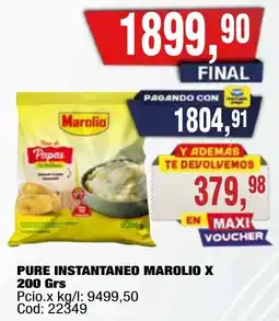 Maxiconsumo Marolio pure instantaneo oferta