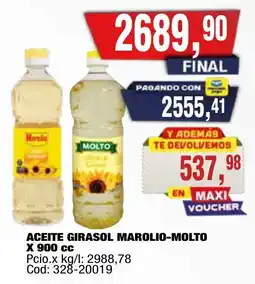 Maxiconsumo Marolio-molto aceite girasol oferta