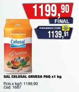 Maxiconsumo Celusal sal gruesa paq oferta