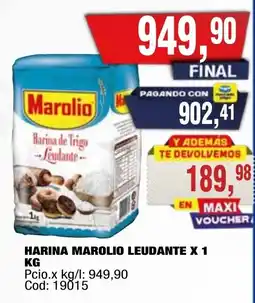 Maxiconsumo Marolio harina leudante oferta