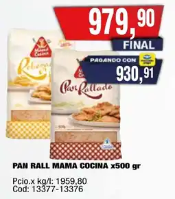 Maxiconsumo Pan rall mama cocina oferta