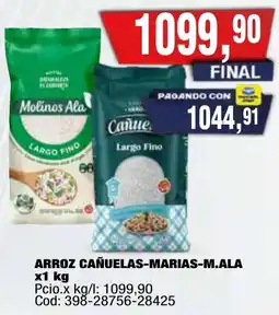 Maxiconsumo Cañuelas-marias-m.ala arroz oferta