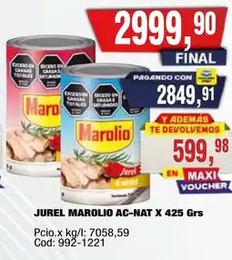 Maxiconsumo Marolio jurel ac-nat oferta