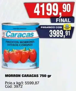 Maxiconsumo Caracas morron oferta
