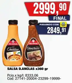 Maxiconsumo D.anclas salsa oferta