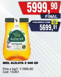 Maxiconsumo Aleluya miel oferta