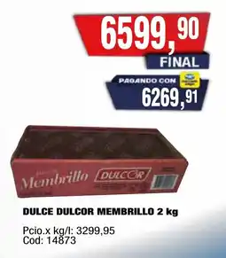 Maxiconsumo Dulcor dulce membrillo oferta