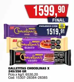 Maxiconsumo Chocolinas galletitas oferta