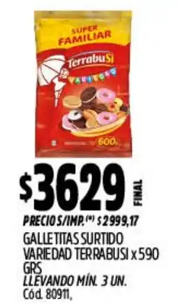 Supermercados Yaguar Terrabusi galletitas surtido variedad oferta