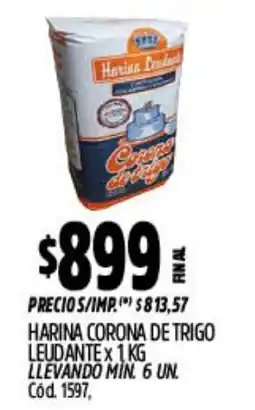 Supermercados Yaguar Corona de trigo harina oferta