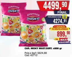 Maxiconsumo Misky car. mast.surt. oferta