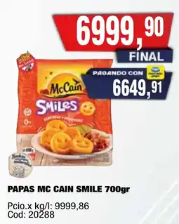 Maxiconsumo Mc cain papas smile oferta