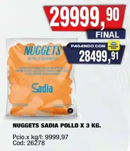 Maxiconsumo Sadia nuggets pollo oferta