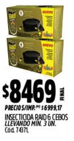 Supermercados Yaguar Raid insecticida oferta
