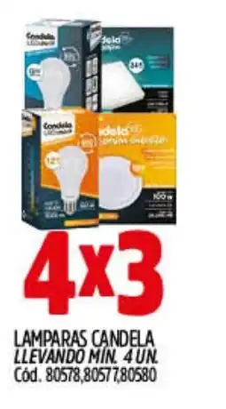 Supermercados Yaguar Candela lamparas oferta