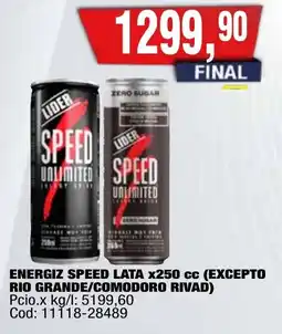 Maxiconsumo Speed energiz oferta