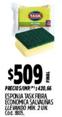 Supermercados Yaguar Task esponja fibra economica salvaunas oferta