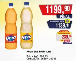 Maxiconsumo Brio agua sab oferta