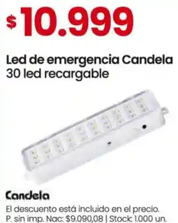 Changomas Candela led de emergencia oferta