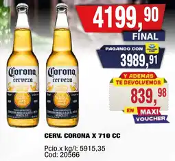 Maxiconsumo Corona cerv. oferta
