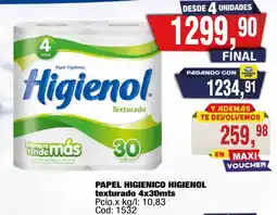 Maxiconsumo Higienol papel higienico oferta