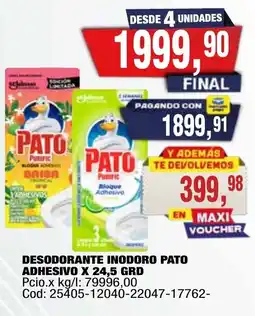 Maxiconsumo Pato desodorante inodoro adhesivo oferta