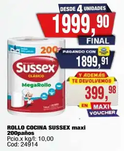 Maxiconsumo Sussex rollo cocina maxi oferta