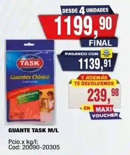 Maxiconsumo Task guante oferta