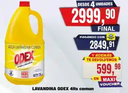 Maxiconsumo Odex lavandina oferta