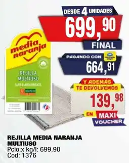Maxiconsumo Media naranja rejilla multiuso oferta