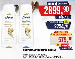 Maxiconsumo Dove aco/shampoo oferta