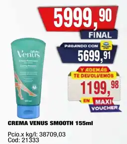 Maxiconsumo Venus crema smooth oferta