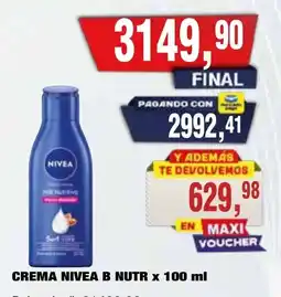 Maxiconsumo Nivea crema B nutr oferta