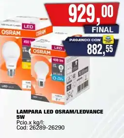 Maxiconsumo Osram/ledvance lampara led oferta