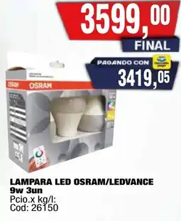 Maxiconsumo Osram/ledvance lampara led oferta