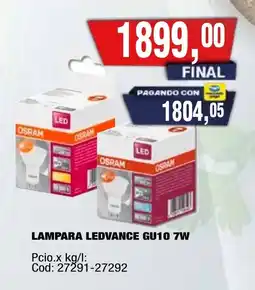 Maxiconsumo Ledvance lampara GU10 oferta