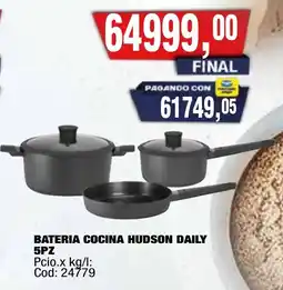 Maxiconsumo Bateria cocina hudson daily oferta