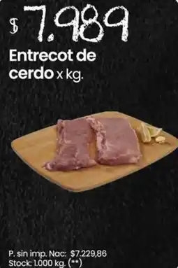 Changomas Entrecot de cerdo oferta