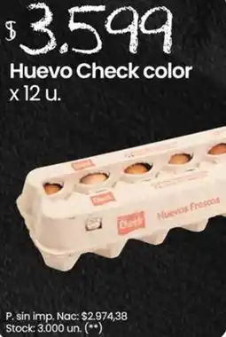 Changomas Check huevo color oferta