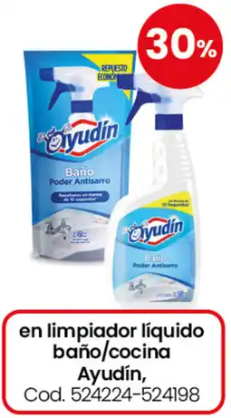 Coto Ayudín en limpiador líquido baño/cocina oferta