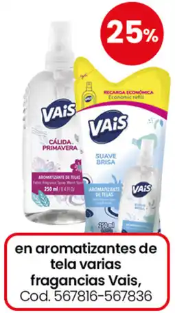 Coto Vais en aromatizantes de tela varias fragancias oferta