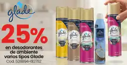 Coto Glade en desodorantes de ambiente varios tipos oferta