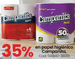 Coto Campanita en papel higiénico oferta