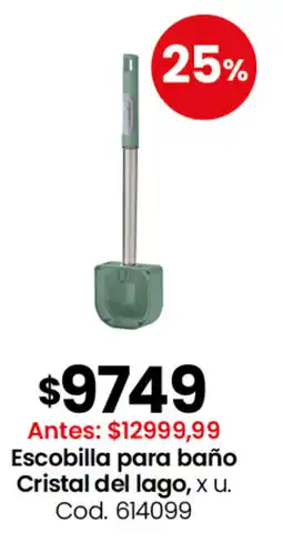 Coto Cristal del lago escobilla para baño oferta
