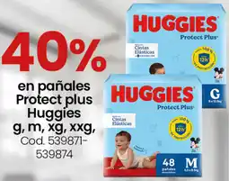 Coto Huggies en pañales protect plus oferta