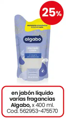 Coto Algabo en jabón líquido varias fragancias oferta