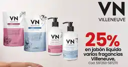 Coto villeneuve en jabón líquido varías fragancias oferta