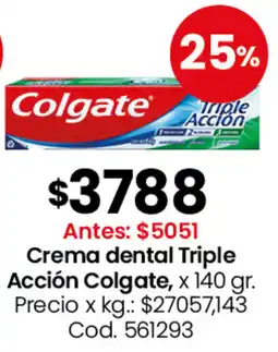 Coto Colgate crema dental triple acción oferta