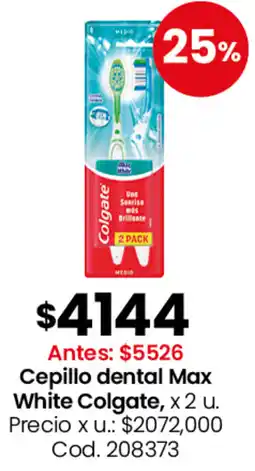 Coto White colgate cepillo dental max oferta